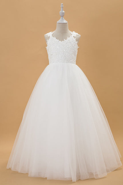 Robe Cérémonie Enchantée Blanc - gallery 5