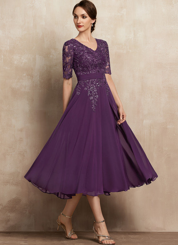 Robe Cérémonie Élegante Violet - gallery 6