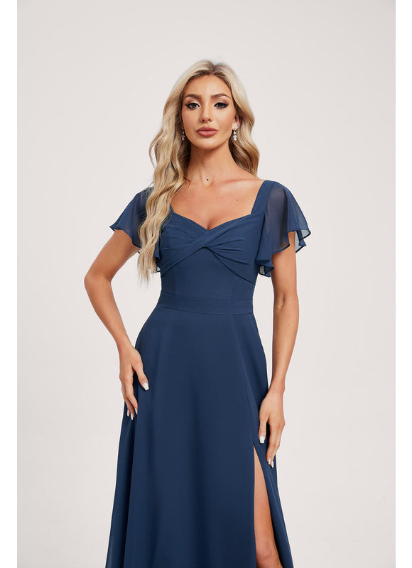 Robe Cérémonie Longue Volants Rose - gallery 3