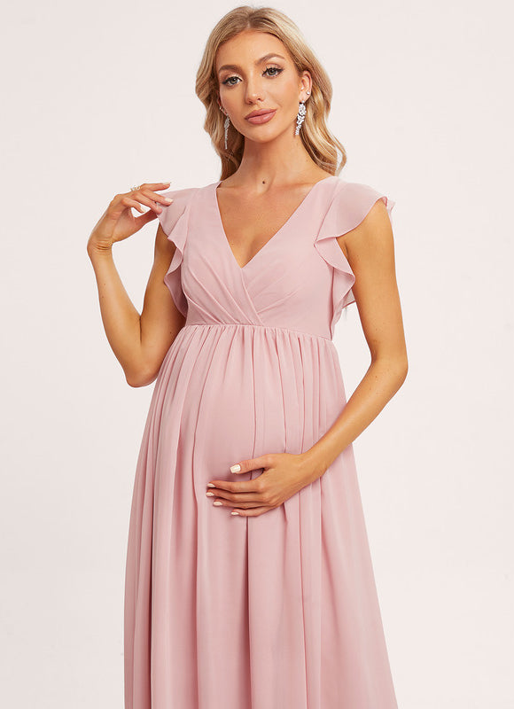 Robe Cérémonie Fluide Maternité - gallery 1