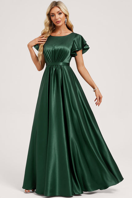 Robe Cérémonie Demoiselle Dhonneur Émeraude