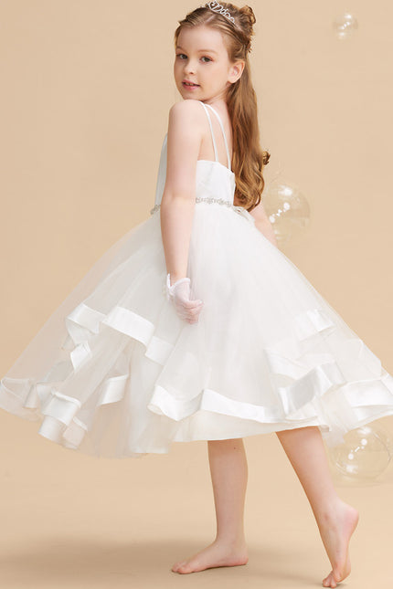 Robe Cérémonie Satinée Éblouissante - gallery 1