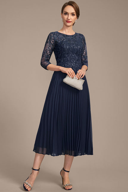 Robe Cérémonie Nuit Plissée Élégante - gallery 4