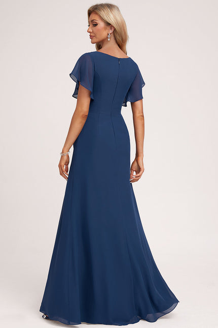 Robe Cérémonie Longue Volants Rose - gallery 1