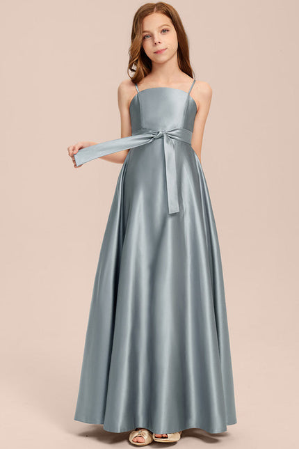 Robe Cérémonie Satin Azur