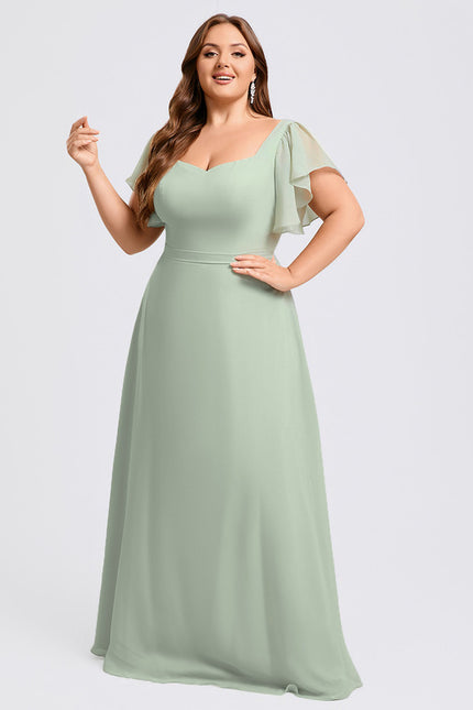 Robe Cérémonie Longue Volants Rose - gallery 6