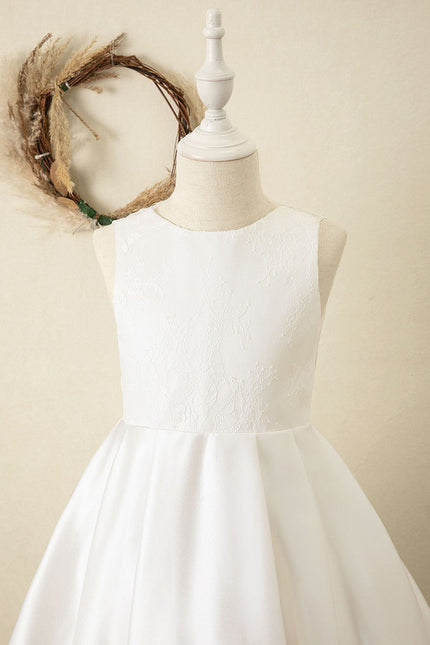 Robe Cérémonie Satinée Éclatante - gallery 1