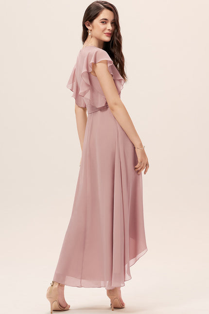 Robe Cérémonie Fluide Marine Élégante - gallery 2
