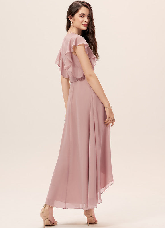 Robe Cérémonie Fluide Marine Élégante - gallery 2