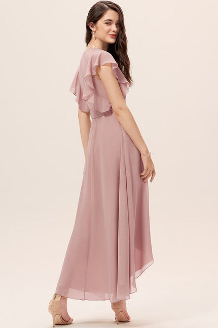 Robe Cérémonie Fluide Marine Élégante - gallery 2