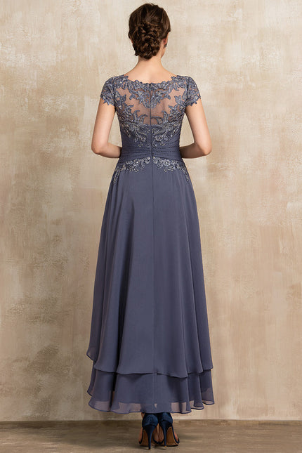 Robe Cérémonie Grise Délicate - gallery 4