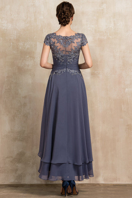 Robe Cérémonie Grise Délicate - gallery 4