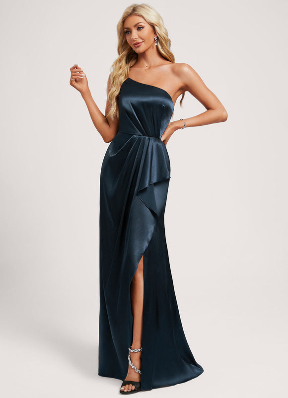 Robe Cérémonie Fluide Satinée - gallery 2