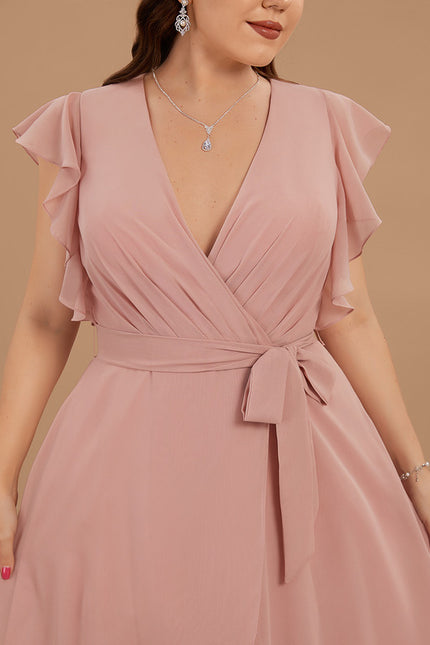 Robe Cérémonie Fluide Marine Élégante - gallery 6