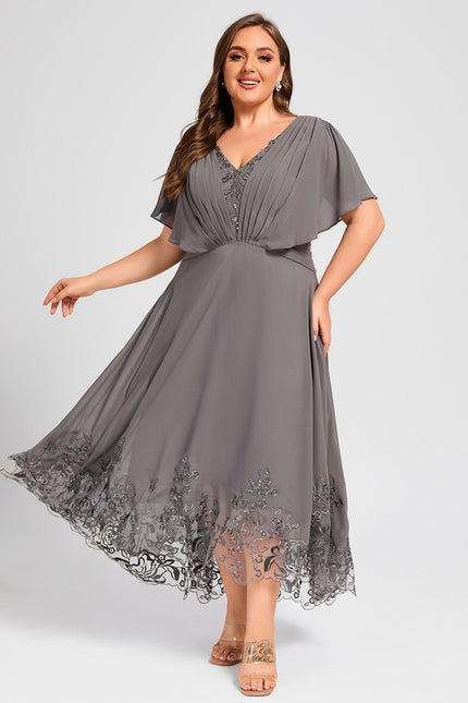 Robe Cérémonie Vaporeuse Dentelle - gallery 9