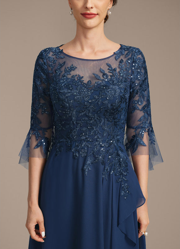 Robe Cérémonie Fluide Dentelle - gallery 6