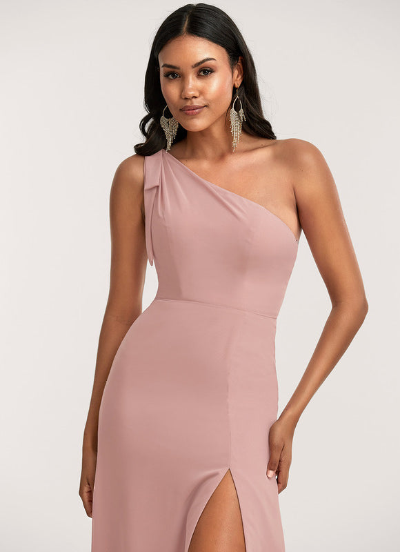 Robe Cérémonie Mousseline Rose Pâle - gallery 3