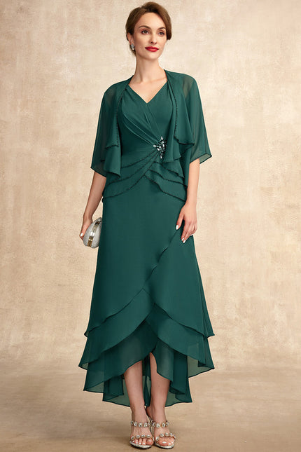 Robe Cérémonie Chic Asymétrique