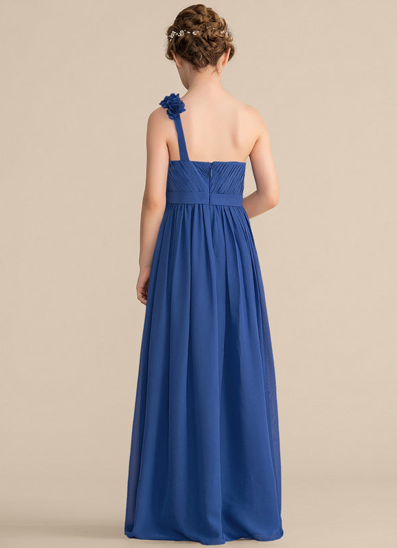 Robe Cérémonie Bleu Poudré Chic - gallery 1