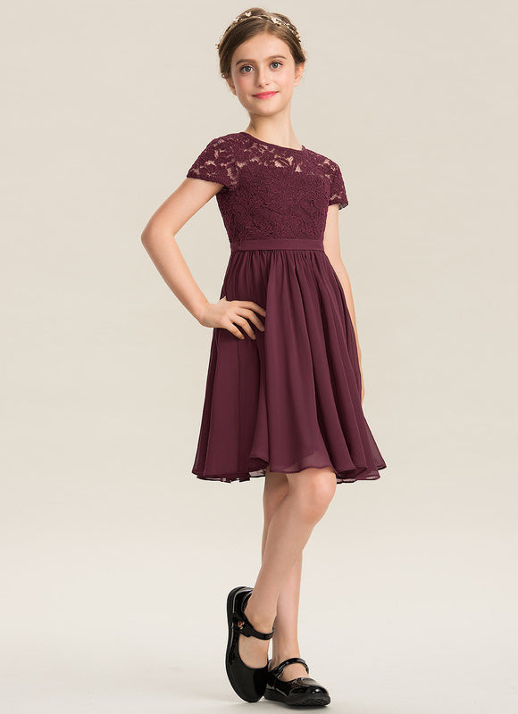 Robe Cérémonie Élégance Velours Aubergine - gallery 2