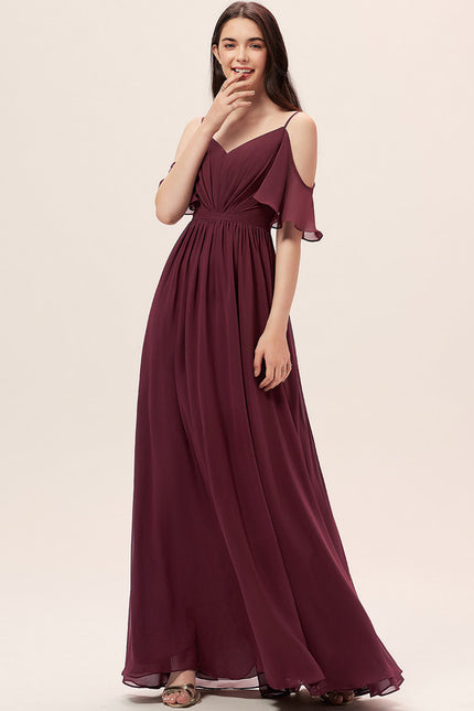 Robe Cérémonie Longue Volants Rose - gallery 2