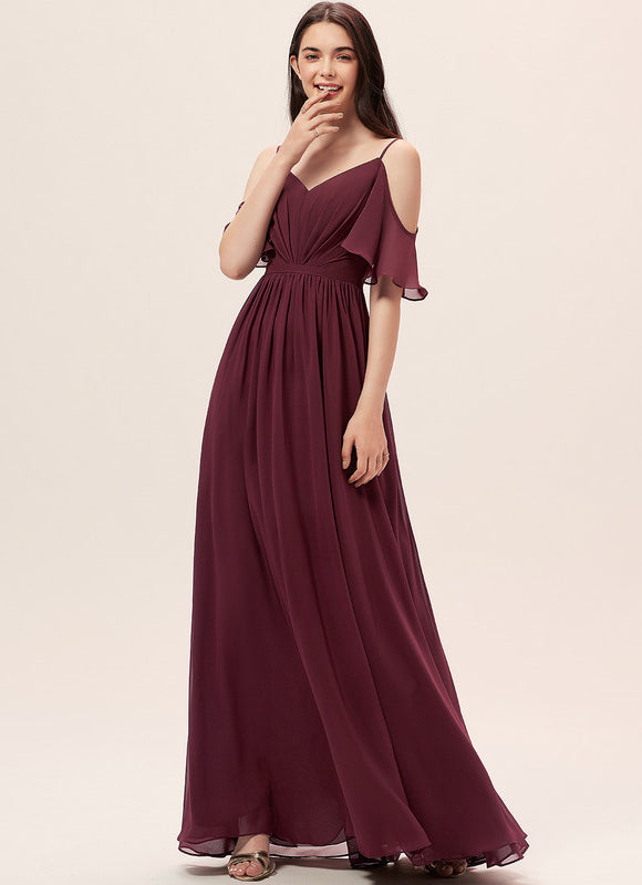 Robe Cérémonie Longue Volants Rose - gallery 2