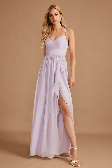 Robe Cérémonie Fluide Marine Élégante - gallery 4