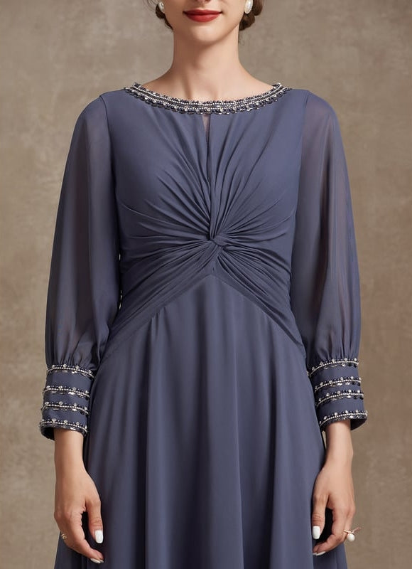 Robe Cérémonie Mousseline Nuit - gallery 7