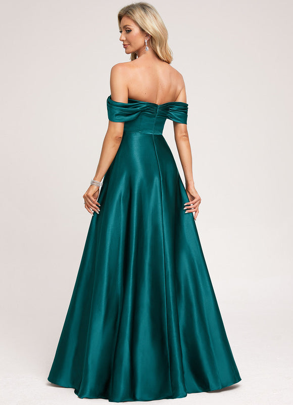 Robe Cérémonie Satin Cuivrée - gallery 2