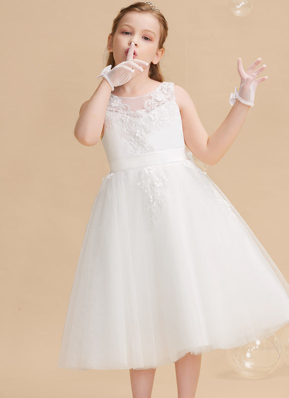 Robe Cérémonie Fleurie Étoilée - gallery 2