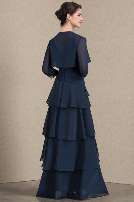 Robe Cérémonie Chiffon Sophistiquée - gallery 3