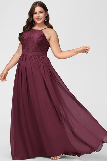 Robe Cérémonie Dentelle Bordeaux - gallery 7