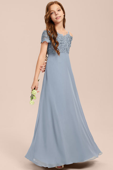 Robe Cérémonie Bleu Céleste Éthéré - gallery 4