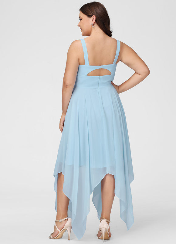 Robe Cérémonie Fluide Marine Élégante - gallery 7