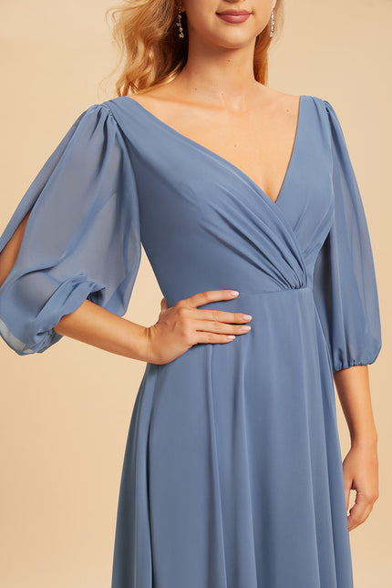 Robe Cérémonie Longue Volants Rose - gallery 5