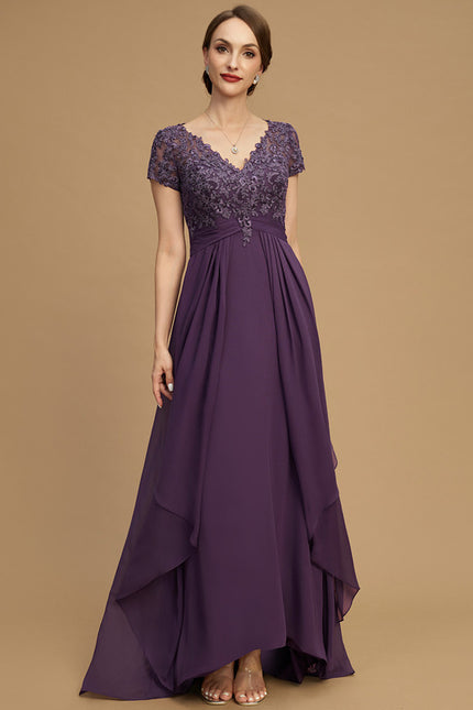 Robe Cérémonie Aérienne Violet - gallery 6