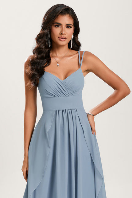 Robe Cérémonie Longue Volants Rose - gallery 5