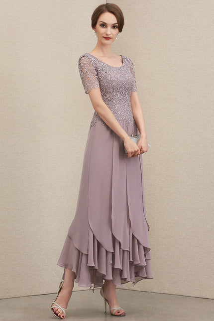 Robe Cérémonie Mousseline Lavande - gallery 2