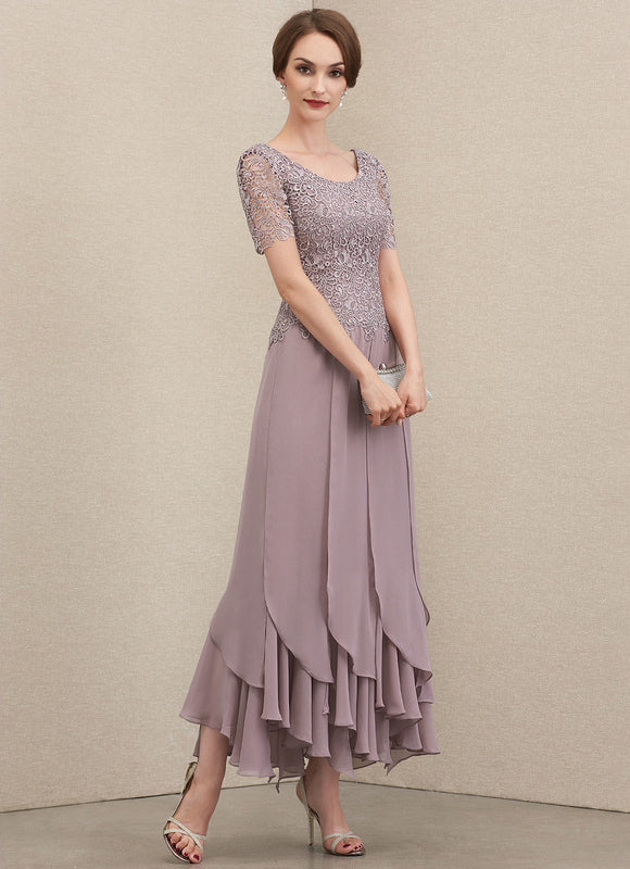 Robe Cérémonie Mousseline Lavande - gallery 2