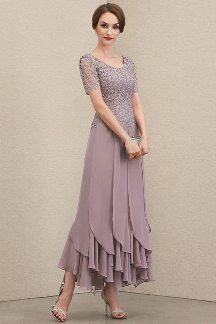 Robe Cérémonie Mousseline Lavande - gallery 2