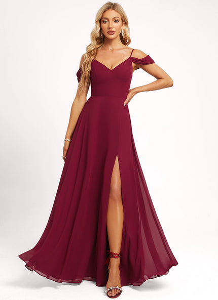 Robe Cérémonie Vaporeuse Bordeaux