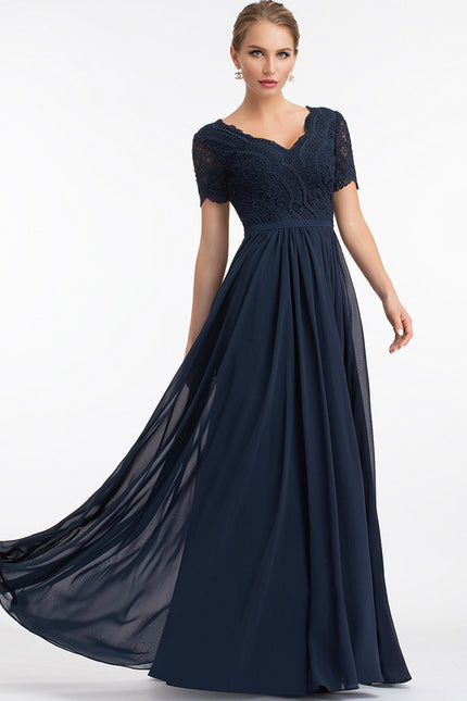 Robe Cérémonie Longue Rose Élégante - gallery 3