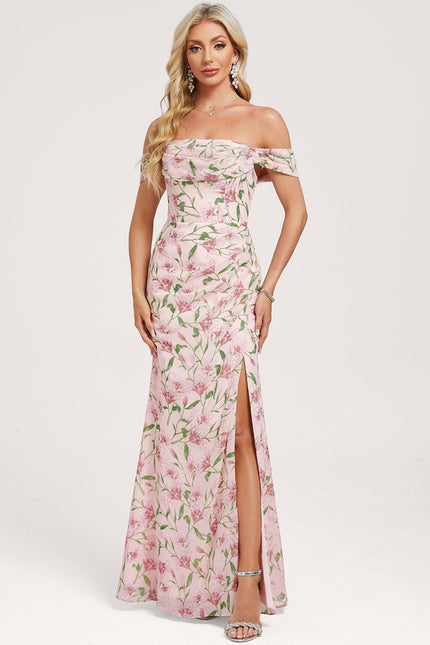 Robe Cérémonie Élégante À Décolleté