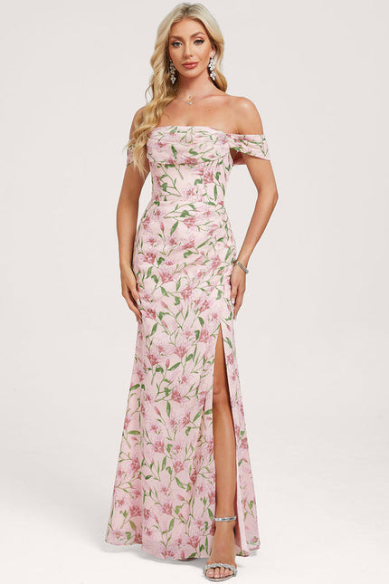 Robe Cérémonie Élégante À Décolleté