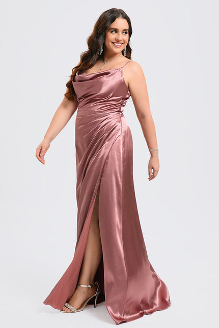 Robe Cérémonie Satin Doré - gallery 9