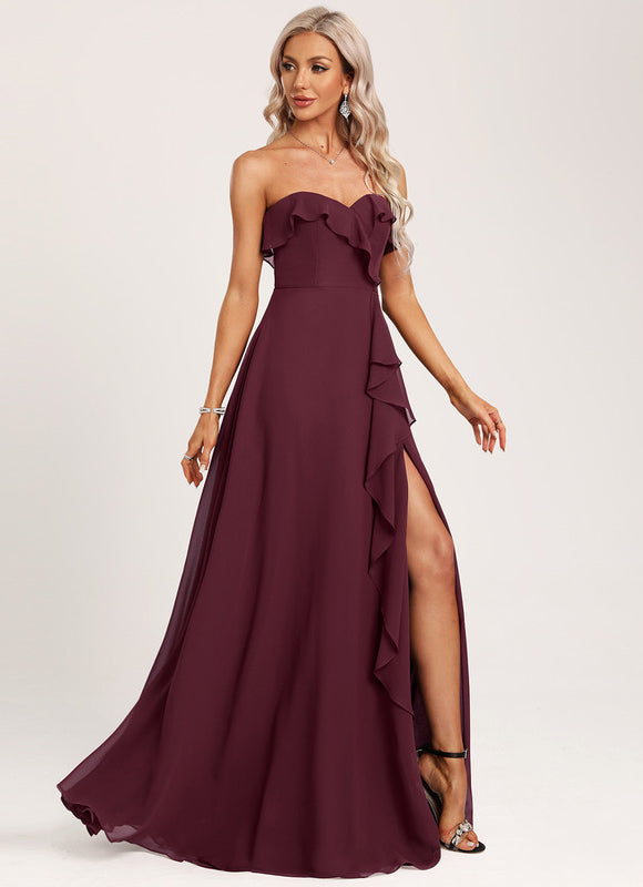 Robe Cérémonie Violet Flottant - gallery 2