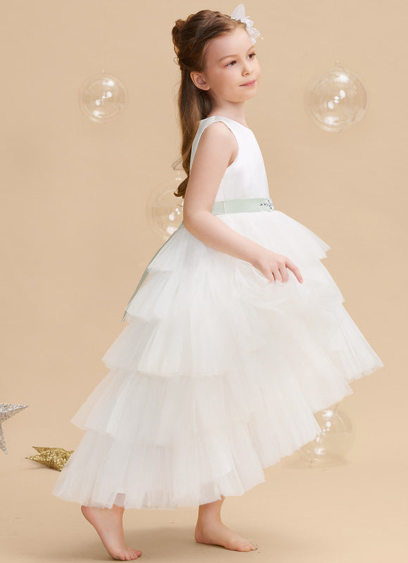 Robe Cérémonie Tulle Éclatante - gallery 1