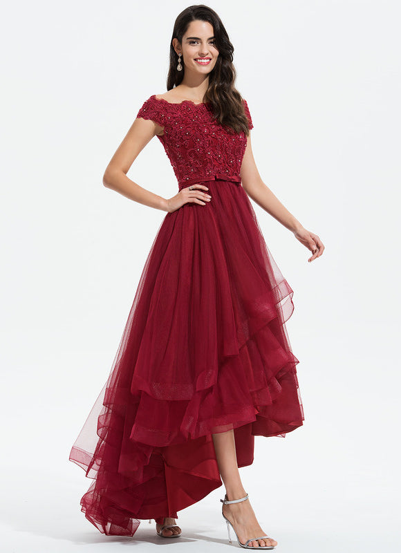 Robe Cérémonie Tulle Bordeaux - gallery 4