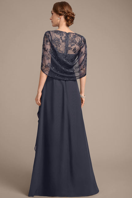 Robe Cérémonie Fluide Dentelle - gallery 5