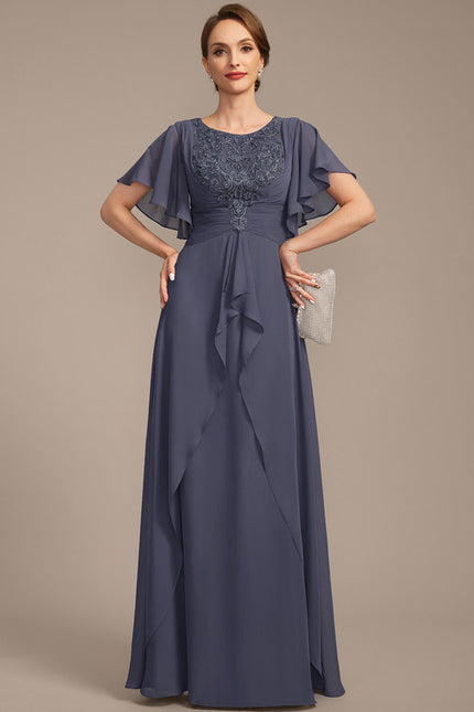 Robe Cérémonie Mousseline Sombre - gallery 3